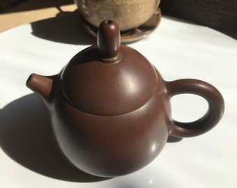 80ml Handmade Dragon egg teapot nixing clay Xishi teapot