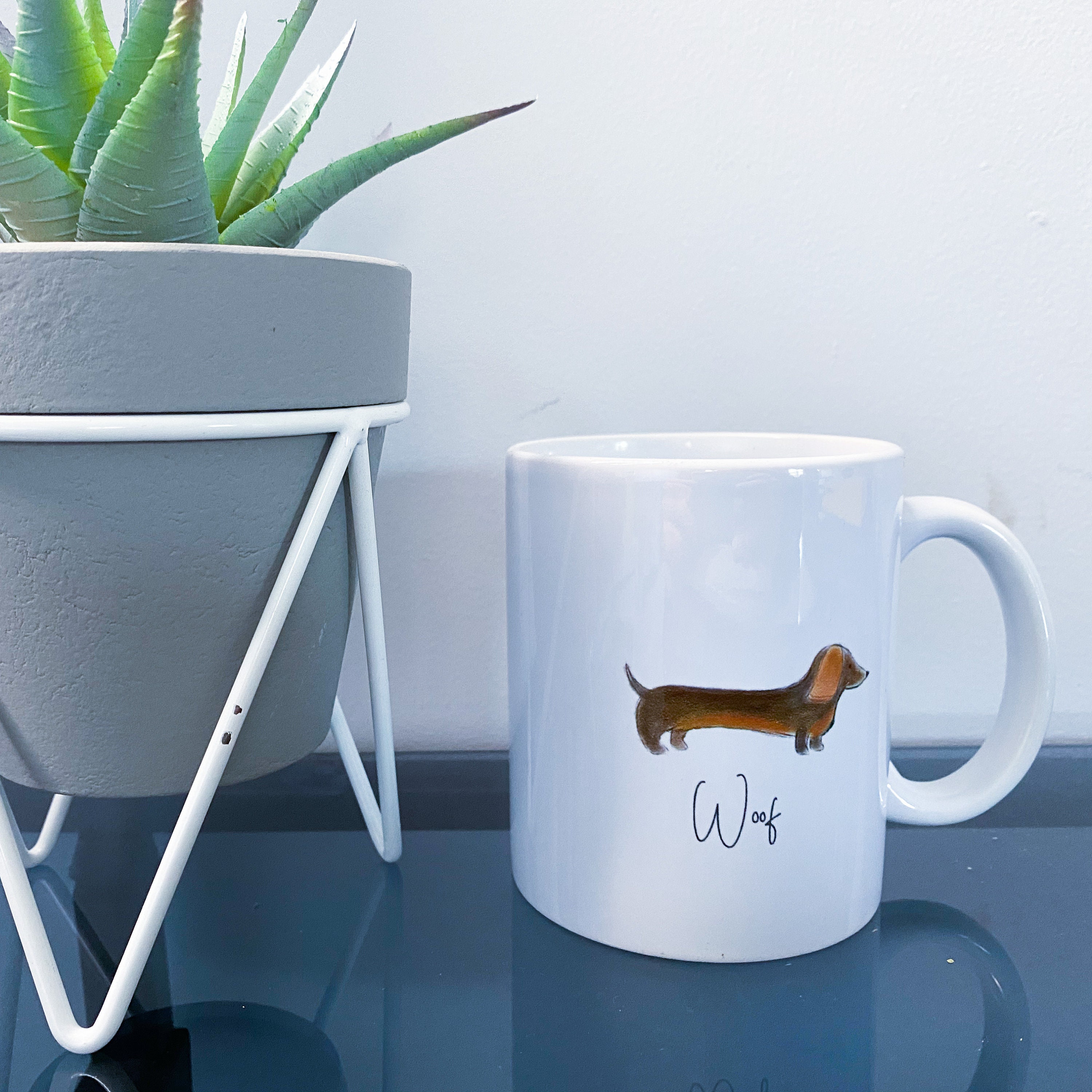 Sausage dog Woof Mug MUG DACHSHUND Mug Love dachshund Etsy