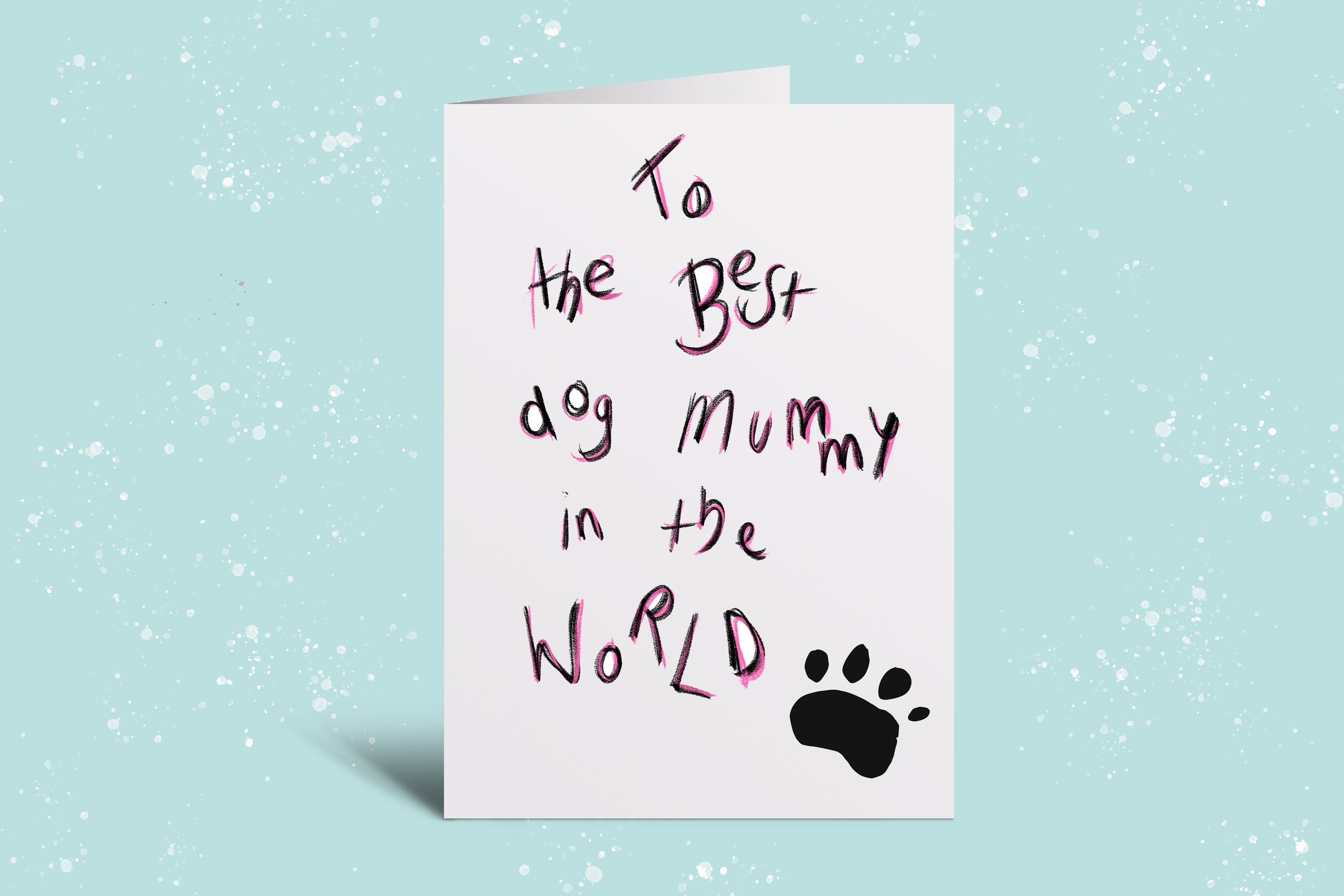 World's BEST dog mum Birthday card from dog Card from Etsy