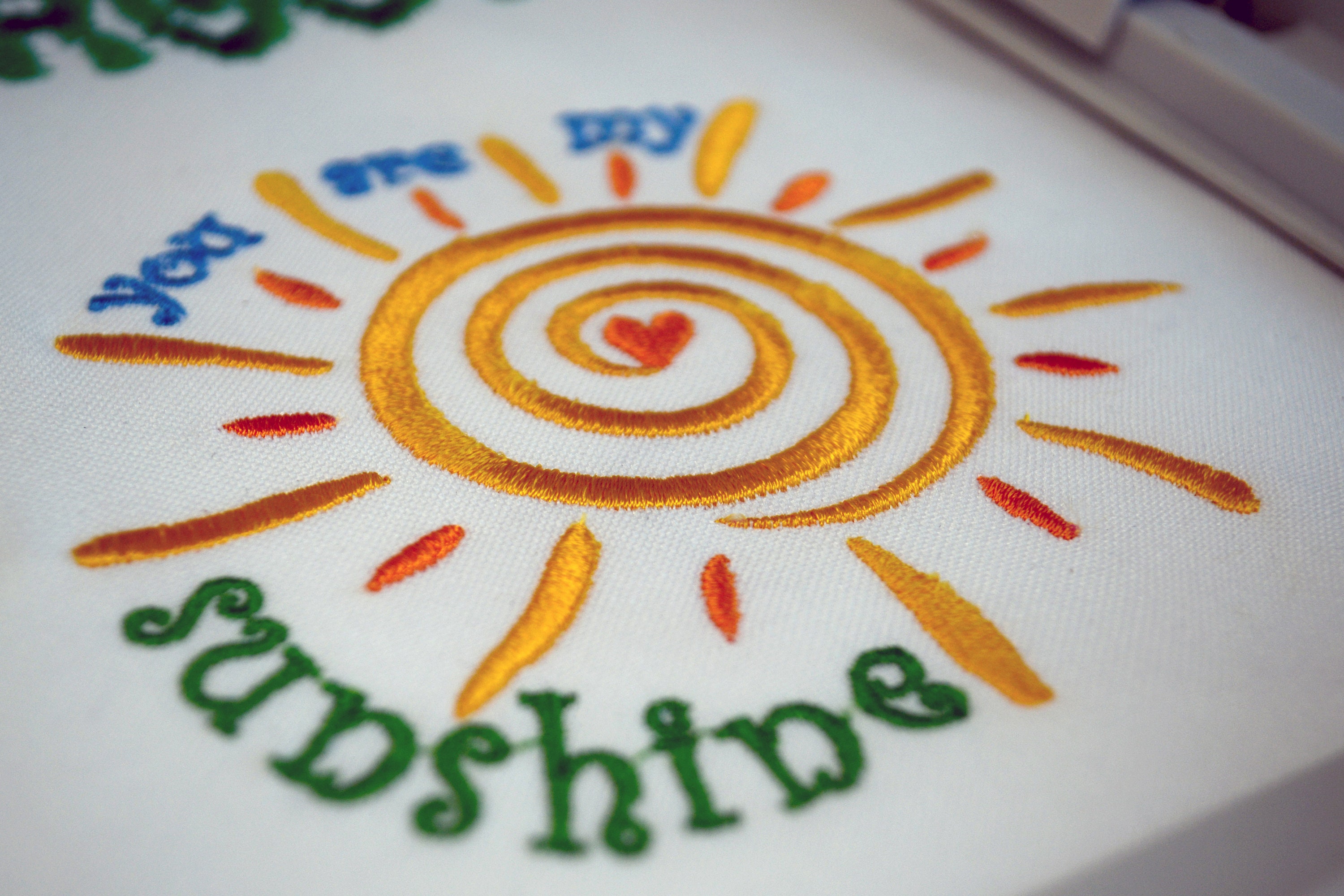 You are My Sunshine Embroidery Design Happy Boho Love Sun Etsy