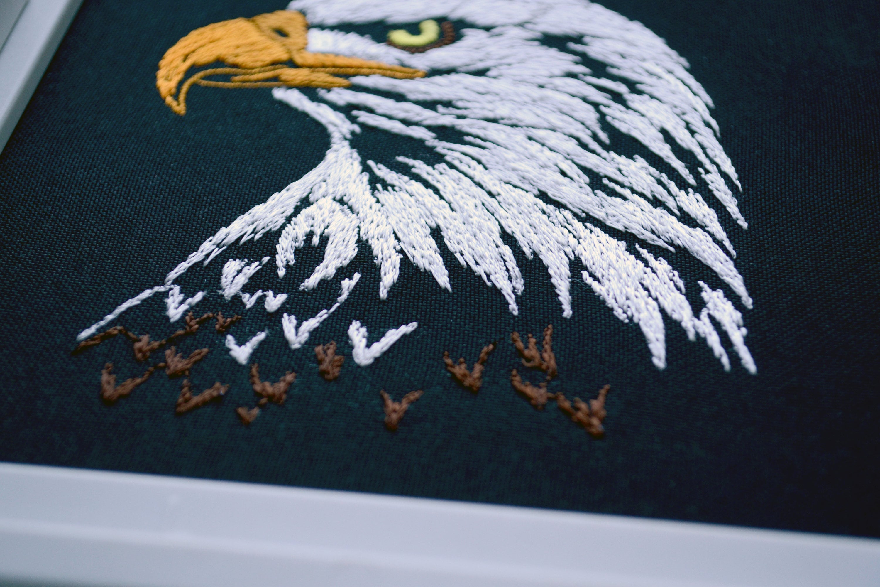 鷲の刺繍絵?海外で大人気‼️‼️‼️