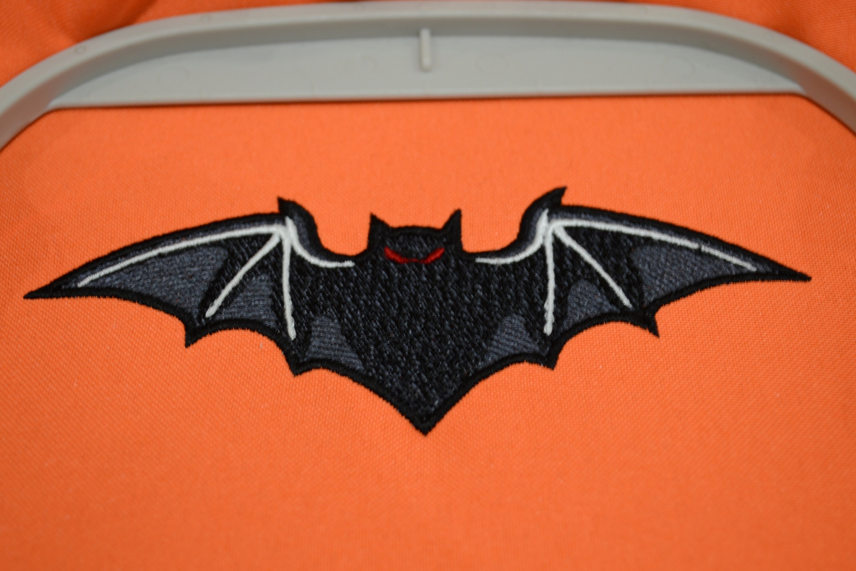 Bat Embroidery Design Halloween Fill Stitch and Applique Etsy Ireland