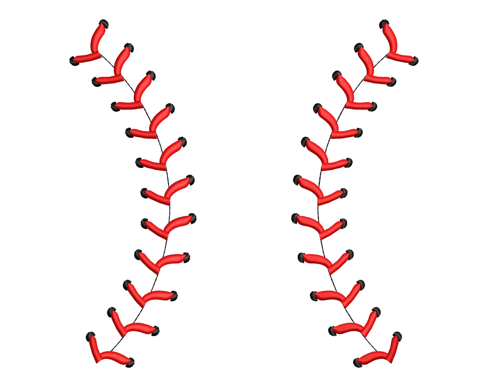 Baseball Softball Stitches Embroidery Design Sports Ball Etsy