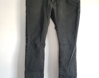 Dark 27 x 29 Express Denim Jeans Old School Relaxed Fit Junior Size 56