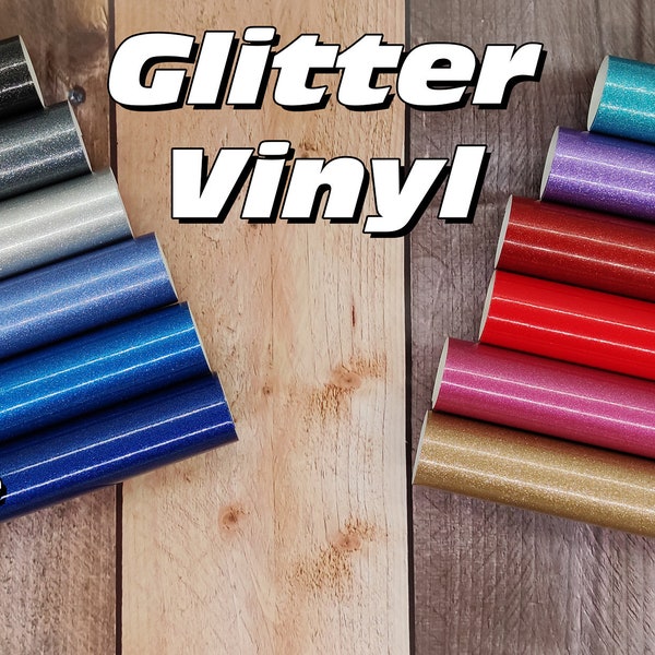 Glitter vinyl adhesive foil plotter foil 21 x 30 cm for Brother - Silhouette CAMEO - Cricut