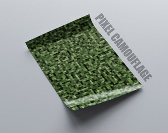Película flexible de camuflaje de píxeles, película termoadhesiva, película para plotter de 20 cm x 30 cm aprox. Versión DIN A4 1