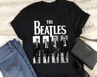 The Beatles png, Rock and roll band music png, digital download, clipart, sublimation designs download, instant download