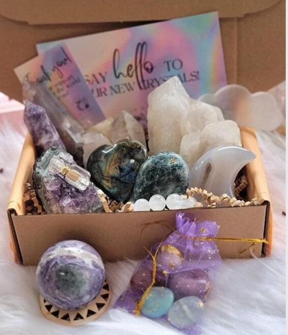 Crystal Mystery Box, Mystery Box, Crystal Box, Crystal Surprise, Random Crystals