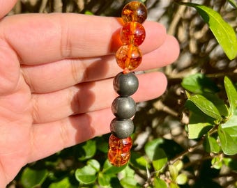 Citrine Bracelet, Crystal Bracelet, Citrine Healing Stone, Free Organza Pouch.