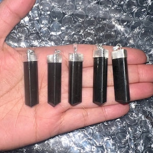 Black Tourmaline Pendant, Crystal Necklace, jewellery, Gemstone, Natural Stone, Black Tourmaline Jewellery, Crystal pendant