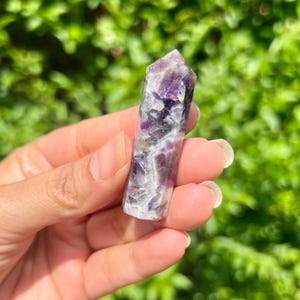 Amethyst Crystal Tower, Natural Stone Point, Crystal Wand, Amethyst Tower, Amethyst Crystal, Amethyst Gemstone