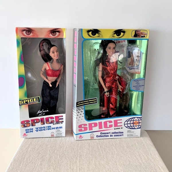 Spice Girls Dolls - Opened Boxes- Two Sporty Spice Dolls - Melanie C Doll