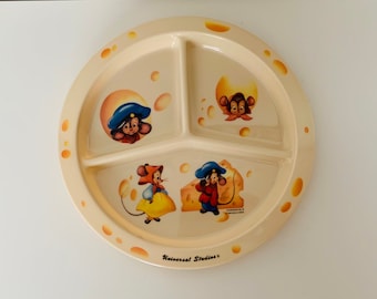 Vintage Universal Studios An American Tail Melamine Plate - Vintage Universal Studios Plate