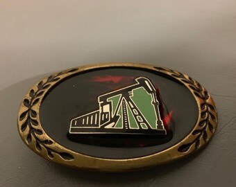 oil rig belt buckle