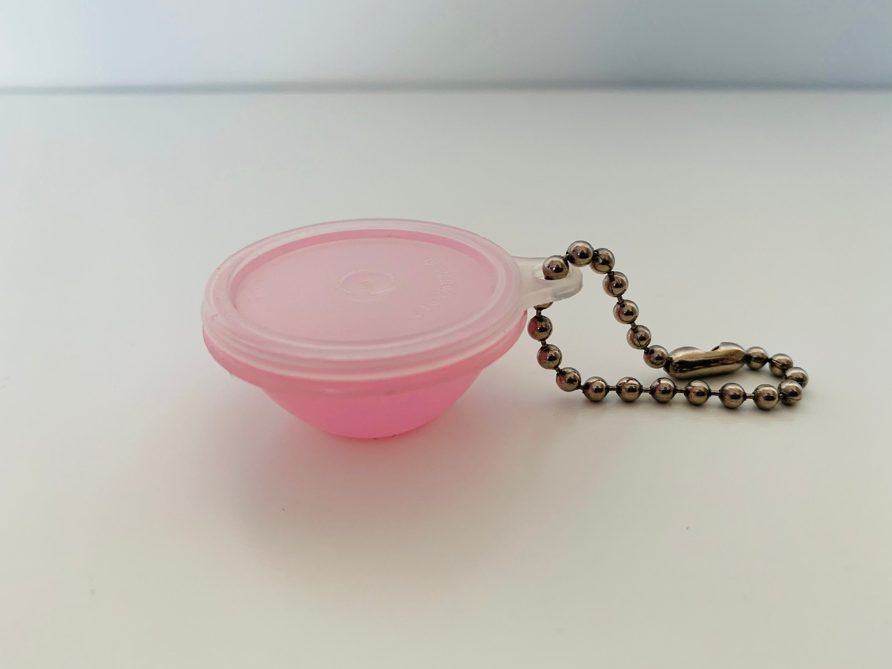 Tupperware Keychain Eco Bottle Mini Gadget Pink 