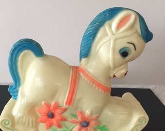 Rocking and Rattle Plastic Toy Horse