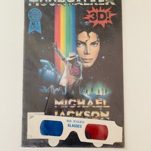 Vintage Michael Jackson Moonwalker Comic #1 - Vintage Michael Jackson Comic #1 - Vintage Michael Jackson 3D Comic Blackthorne Publishing