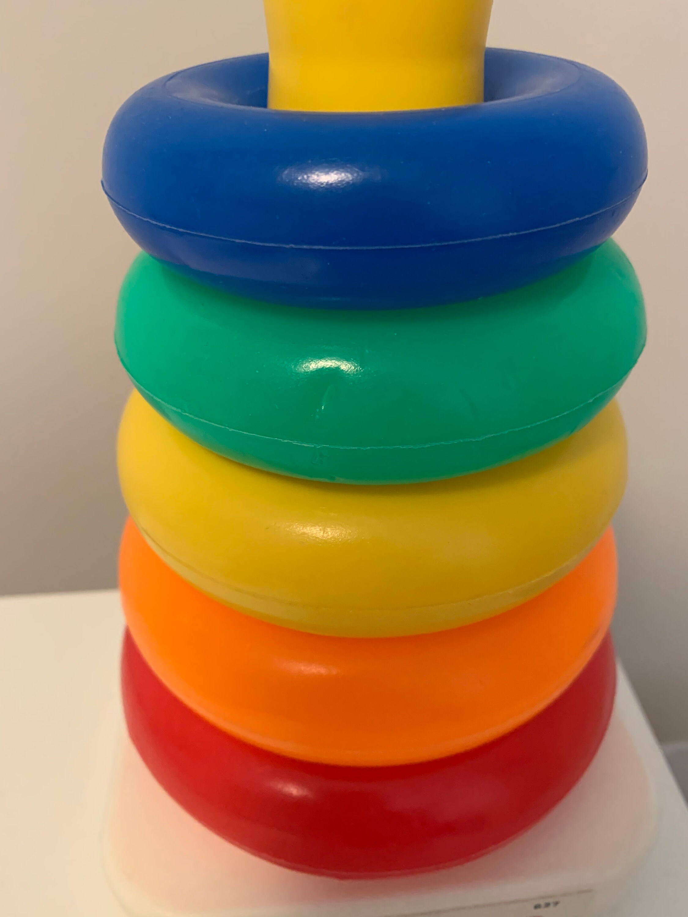 Vintage Fisher Price Rock A Stack Plastic Rings Toy Vintage Etsy