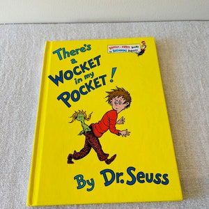 Livre Dr Seuss Il y a un Wocket dans mon livre de poche 1974 image 1