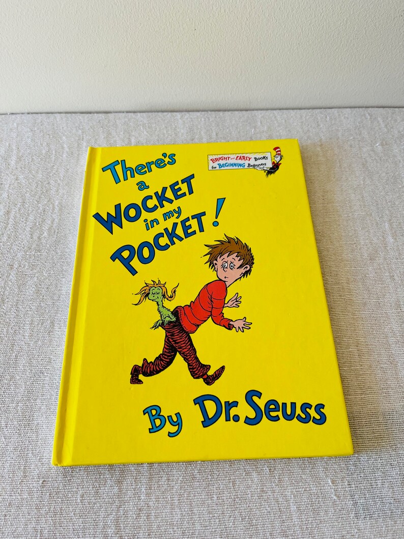 Livre Dr Seuss Il y a un Wocket dans mon livre de poche 1974 image 1