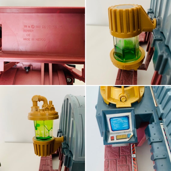 Vintage 1990 Kenner Swamp Thing Transducer Playset With Praying