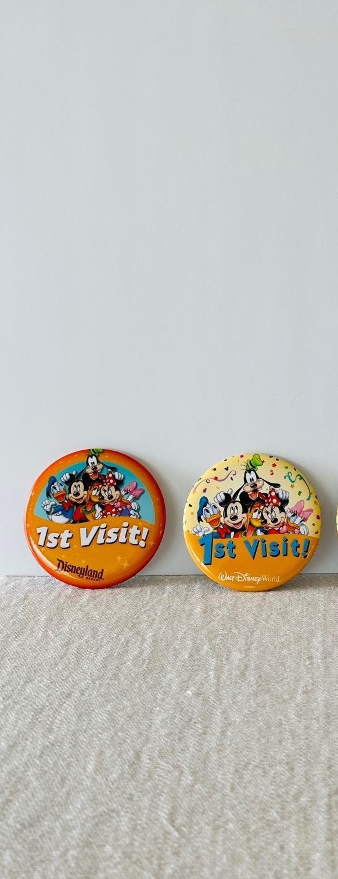 Universal First Visit Buttons Disney Park Pins/buttons First Visit - Etsy
