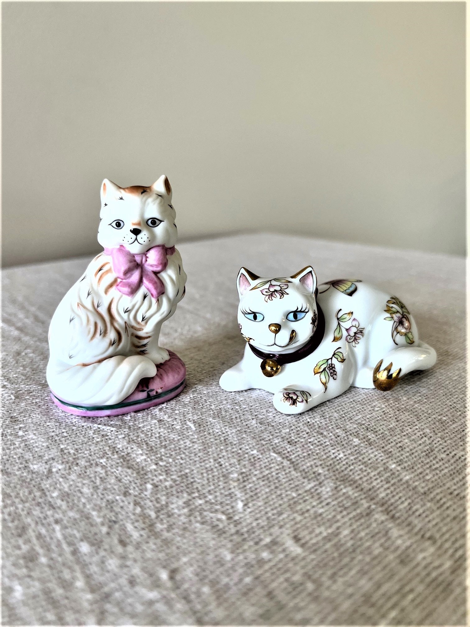 franklin mint cat figurines