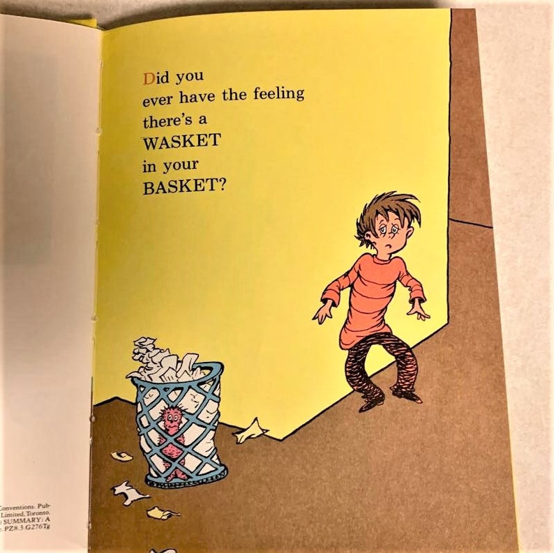 Book Dr. Seuss There's a Wocket in my Pocket Book 1974 image 6