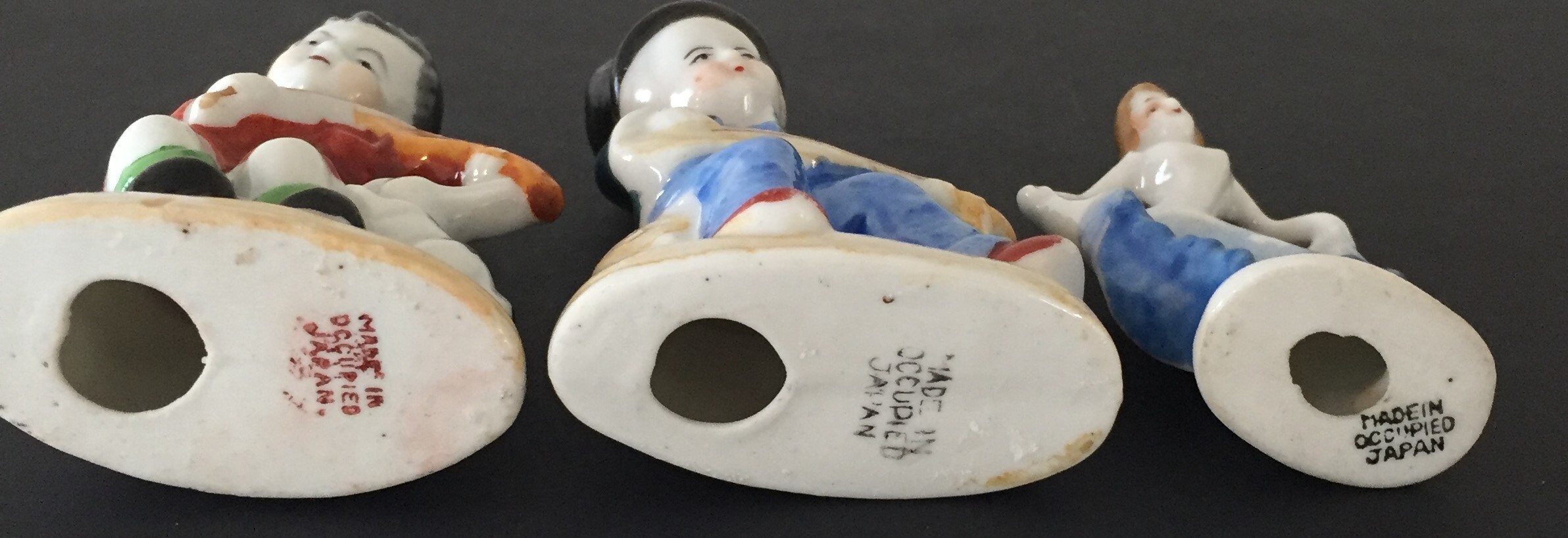 Vintage Made In Occupied Japan Lot Of 3 Figurines Etsy