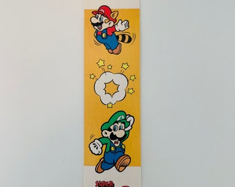 mario bookmark etsy