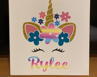 Unicorn Personalized Name Sign