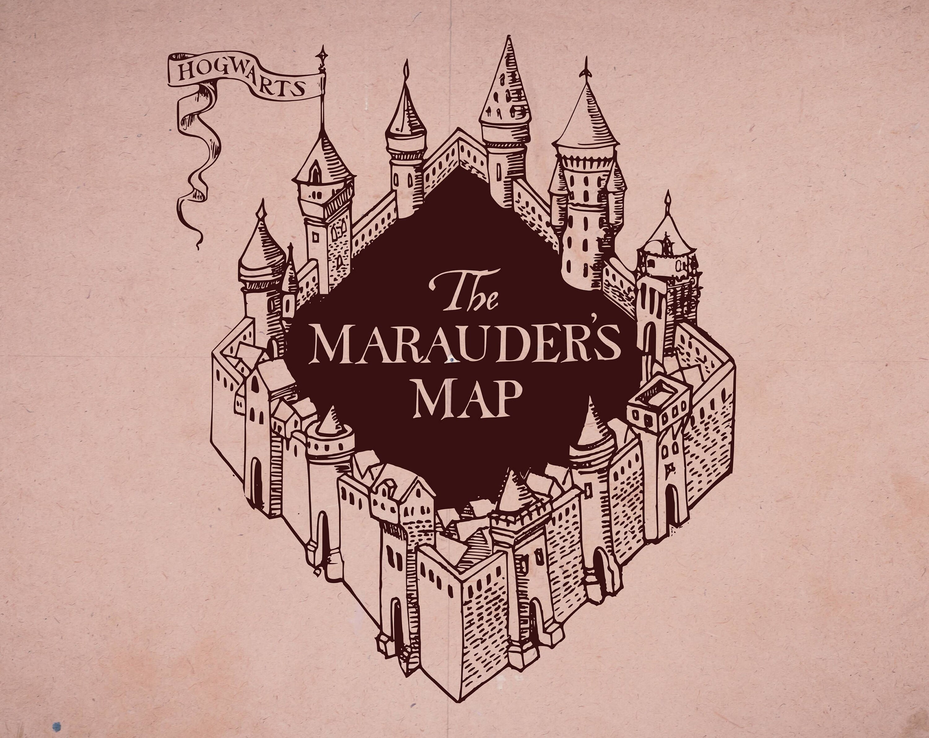 Harry Potter the marauders map svgdxfpngHarry Potter Etsy