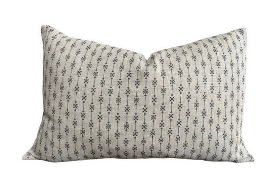 Charcoal grey lumbar pillow discount
