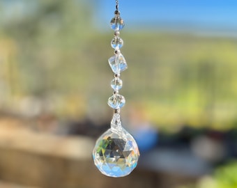 Crystal Sun Catchers, Window Rainbow Makers, Prism, Rearview Mirror Charm