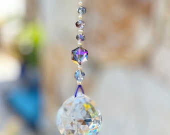 Crystal Sun Catcher, Suncatcher, Rainbow Maker, Prism, Window Hanging