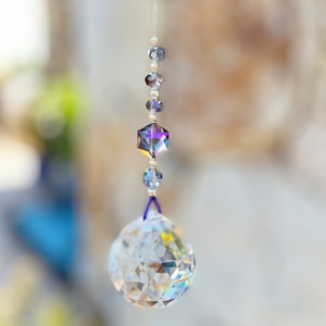 Crystal Sun Catcher, Suncatcher, Rainbow Maker, Prism, Window Hanging