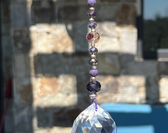 Crystal Sun Catchers, Window Rainbow Makers, Prism, rearview mirror charm