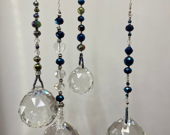 Crystal Sun catcher, Rainbow Maker, window Hanging, Prism