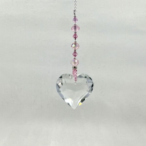 Heart Sun Catcher, Rainbow Maker, Prisms, Home Decor.