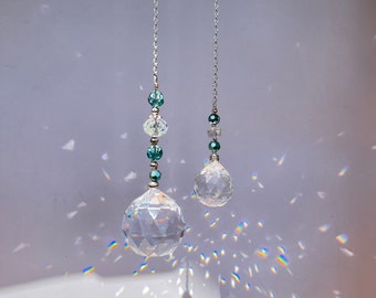 Crystal Sun Catcher, Rainbow Maker, Car Charm, Prism ball