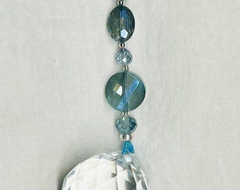 Shade of blue crystal suncatcher, Rainbow maker