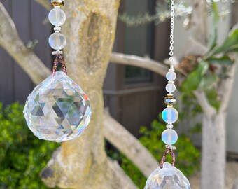 Crystal Sun Catcher, Mermaid Beads, Rainbow Maker, Prisms