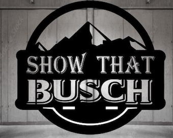 Busch Beer-skylt: Väggdekoration i mangrovestil