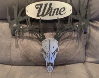 Personalized METAL BOW HOLDER, Custom bow holder for wall, monogram bow holder, metal bow rack
