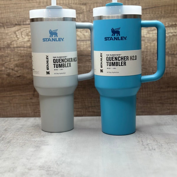 Stanley 40oz Tumbler With Handle Eucalyptus Etsy