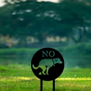 No Dog Pooping Violators Will Have Their Nose Rubbed In It Sign novelty SF013 