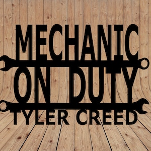 personalisiertes Metallschild