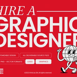 Hire a Graphic Designer, Logo Design, Visual Identity Design, Packaging, Social Media Kit.
