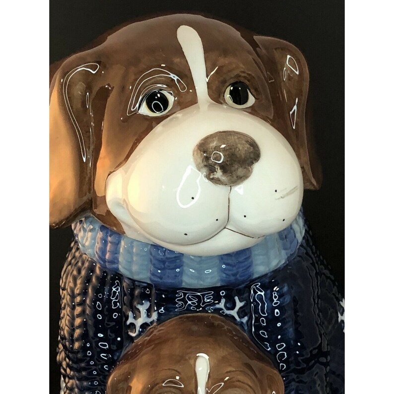 st bernard cookie jar