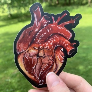 Blutendes Herz Vinyl Sticker